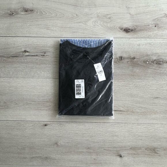 Ann Taylor LS Crewneck Twofer Blue/Stripes S NWT IN PACKAGE - Picture 3 of 6